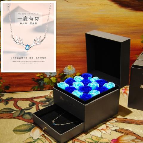 布朗熊卡通公仔娃娃玩偶花束禮盒女生生日禮物小熊黑科技產品禮物