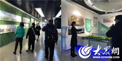 煙臺開發區城市展示中心為散客提供義務講解服務